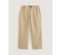 Vans - Pantaloni chore dritti a vita media, Donna, Beige, Taglia: 30