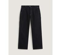Vans - Pantaloni chore dritti a vita media, Donna, Nero, Taglia: 26