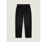Vans - Pantaloni dritti a vita media Check-5, Donna, Nero, Taglia: 22