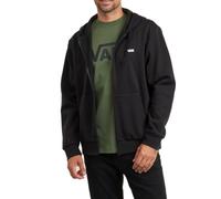 Vans Felpa Uomo Left Chest FZ PO con cappuccio Nero Taglia M