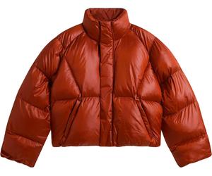Vans - Piumino corto - Puffer Poppy Ember per Donne in Nylon - Taglia S - rosso