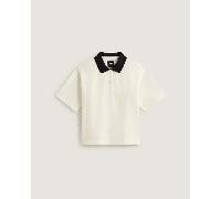 Vans - Polo in maglia Swing, Donna, Bianco, Taglia: XXL
