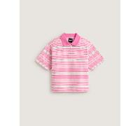 Vans - Polo in maglia Swing, Donna, Rosa, Taglia: L