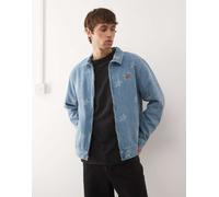 Vans - Pomona Denim Station Jacket STONEWASH/BLUE, Uomo, Blu, Taglia: M