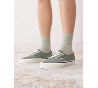 Vans - Scarpe Premium Authentic 44 Duck Canvas, Uomo, Verde, Taglia: 38