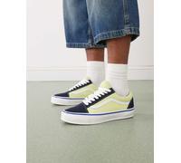 Vans - Premium Old Skool - Sneakers blu navy e lime 44