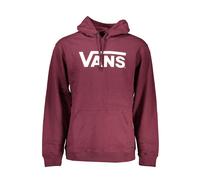 Vans Red Cotton Men Sweater with Hood - L