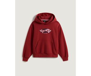 Vans - Retro Sport Pullover Poppy Ember, Donna, Rosso, Taglia: M