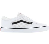 NUOVO VANS Rowley Classic - Scarpe Sneakers Uomo Pelle Bianco VN0A4BTTW691...