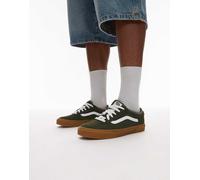 Vans - Rowley - Sneakers classiche marroni con suola in gomma-Marrone 40