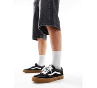 Vans - Rowley - Sneakers nere e bianche con suola in gomma-Nero 45