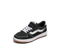 Vans Ryland, Scarpe da Ginnastica Unisex - Bambini e Ragazzi, BA2 - Suede/Canvas Black/White, 33 EU