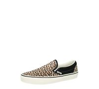 Vans - Scarpe da skate - Classic Slip-On Black Leopard per Donne - Taglia 39 - Marrone