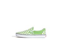 Vans - Scarpe Classic Slip-On Checkerboard, Uomo, Verde, Taglia: 37