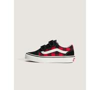 Vans - Scarpe Bambino/a Old Skool V (4-8 anni), Rosso, Taglia: 32
