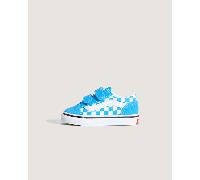 Vans - Scarpe Bambino/a Old Skool V Checkerboard (1-4 anni), Blu, Taglia: 23.5