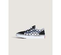 Vans - Scarpe Bambino/a Old Skool V Checkerboard (4-8 anni), Blu, Taglia: 34