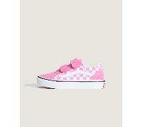 Vans - Scarpe Bambino/a Old Skool V Checkerboard (4-8 anni), Rosa, Taglia: 29