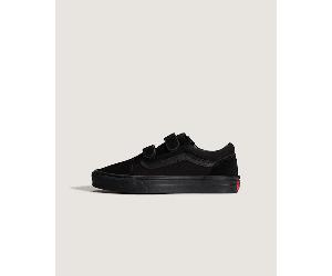 Vans - Scarpe Bambino con chiusura a strappo Old Skool (8-14+ anni), Nero, Taglia: 36