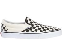 Vans Scarpe Classic Slip-On Checkerboard in Tela Nero Bianco Bianco Unisex