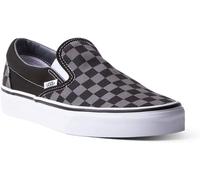 Vans Scarpe Classic Slip-On Checkerboard in Tela Nero Grigio Bianco Unisex