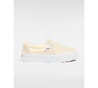 Vans - Scarpe Classic Slip-On Checkerboard Stackform, Donna, Beige, Taglia: 42