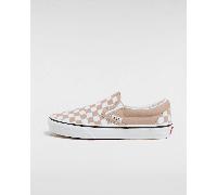 Vans - Scarpe Classic Slip-On Checkerboard, Uomo, Marrone, Taglia: 40.5