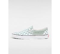 Vans - Scarpe Classic Slip-On Checkerboard, Uomo, Verde/Bianco, Taglia: 40