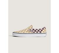 Vans Classic Slip-On sneakers a scacchi beige e viola-Multicolore 40