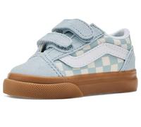 Scarpe Vans Old Skool Sidestripe azzurro chiaro bianco Neonati - 19