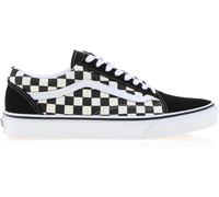 Vans Scarpe da Ginnastica Primary Check Old Skool in Tela Bianco Nero Unisex