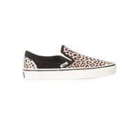 Vans - Scarpe da skate - Classic Slip-On Black Leopard per Donne - Taglia 37 - Marrone