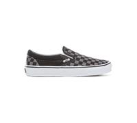 Vans - Scarpe da skate - Ua Classic Slip-On Chbd Black/Pewter Checkerboard per Uomo - Taglia 44 - Nero
