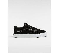 Vans - Scarpe in pelle scamosciata Old Skool, Uomo, Nero, Taglia: 40