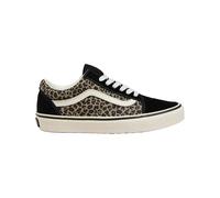 Vans - Scarpe skate basse da donna - Old Skool Black/Leopard per Donne - Taglia 7 US - Nero