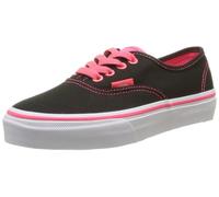 Vans - Scarpe sportive - Skateboard Authentic, Unisex bambini, Nero (Black/Neon Red)), 27