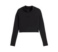 Vans - Script Mini Mock LS - - Tops - Donna - Nero - S
