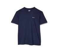 Vans Scripted SS Tee T-Shirt, Marina e Tempestoso Tempo, L Uomo