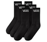 Vans Set Calzini 6 Paia Classic Half Crew Misto Cotone Nero Unisex