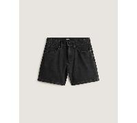 Vans - Shorts a vita media Check-5, Donna, Nero, Taglia: 28