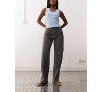 Vans - Sirelle Puddle - Pantaloni neri con 5 tasche-Nero 65 - 66.5cm