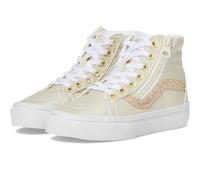 Vans SK8-HI Reissue YPDJR1 Dazzled Turtledove Scarpe Bambina Sneakers Alte Lacci Zip 33