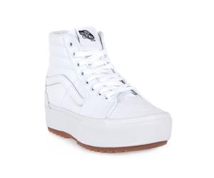 VANS SK8 HI Stacked (Canvas) true white sneakers moda Bambino 40
