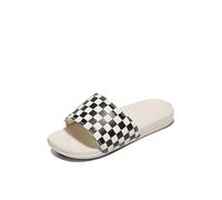 Vans Slide-One Sandalo Slide Scacchiera, (Scacchiera) Nero/Marshmallow, 38.5 EU