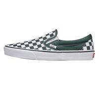 Vans Sneaker Classic Slip-On Checkerboard - Scarabeo (Verde, Sistema Taglie Calzature EU, Adulto, Uomo, Numero, Media, 43)