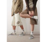 Vans Classic Slip on Scarpa, nero bianco quadri, 40.5 EU