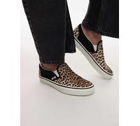 Vans - Sneakers senza lacci leopardate-Multicolore 44