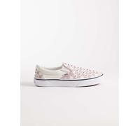 Vans - Sneakers senza lacci rosa a scacchi con strass 39
