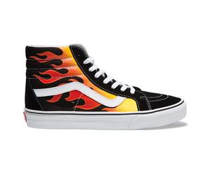 Vans Sneakers Ua Sk8 Hi Reissue Flame Nero Bianco Uomo EUR 44 / US 10,5