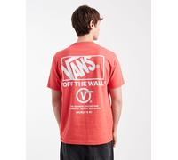 Vans - Stacked Hi - T-shirt color cremisi tenue-Rosso S